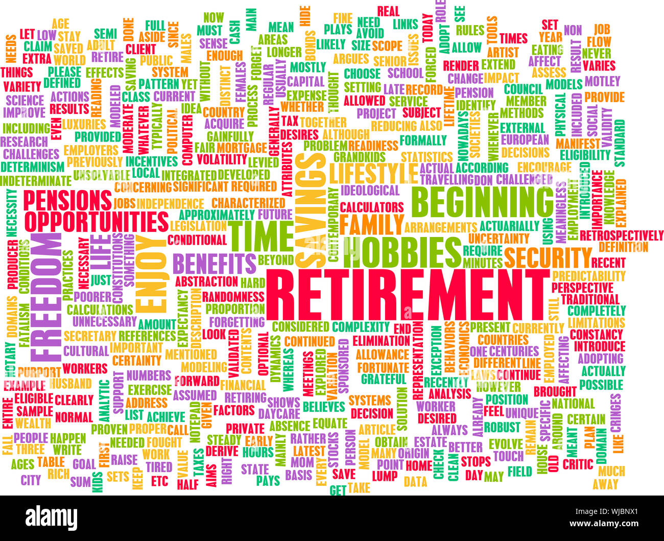 Retirement Planning as a Abstract Concept Stock Photo