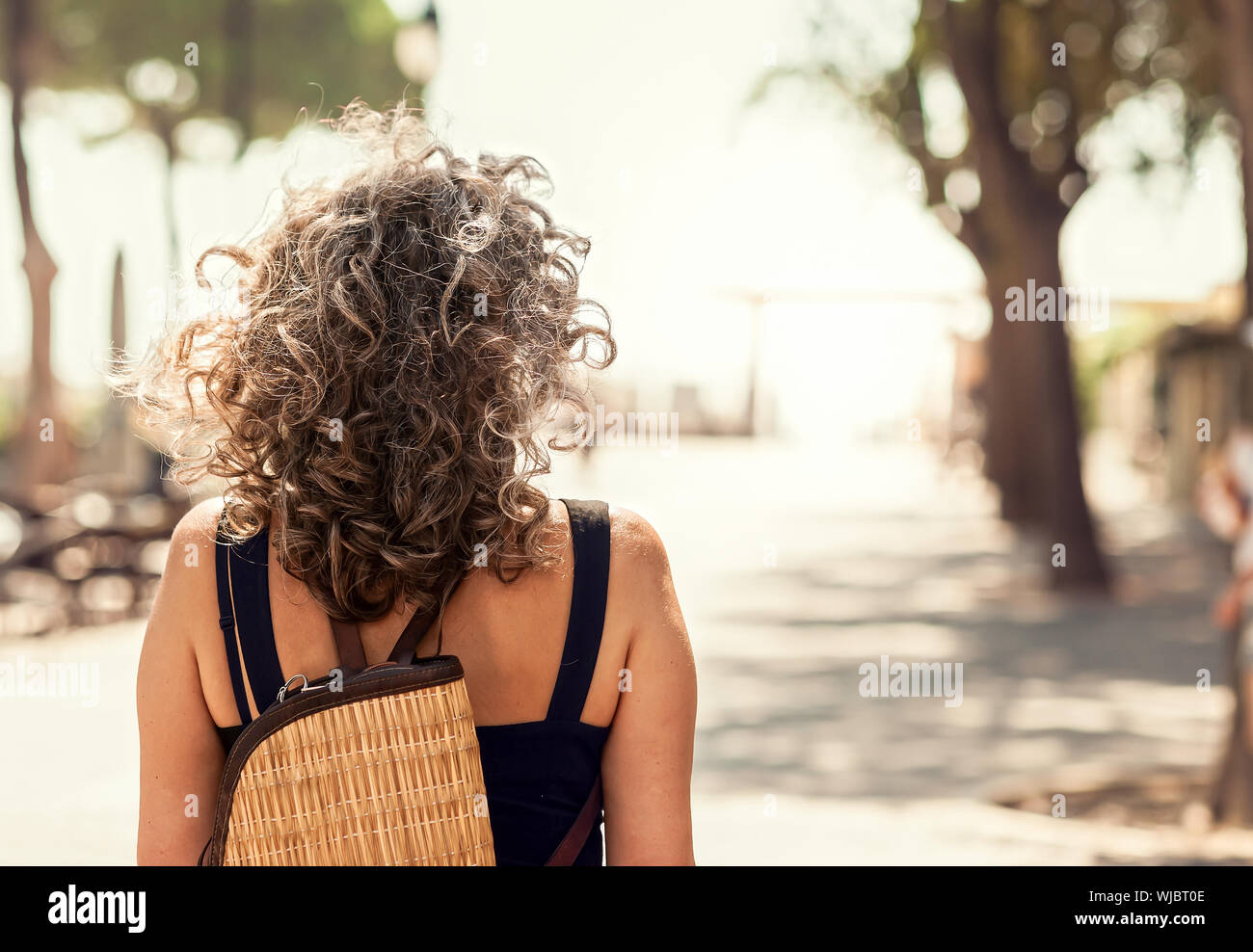 Woman mature walking hi-res stock photography and images - Alamy