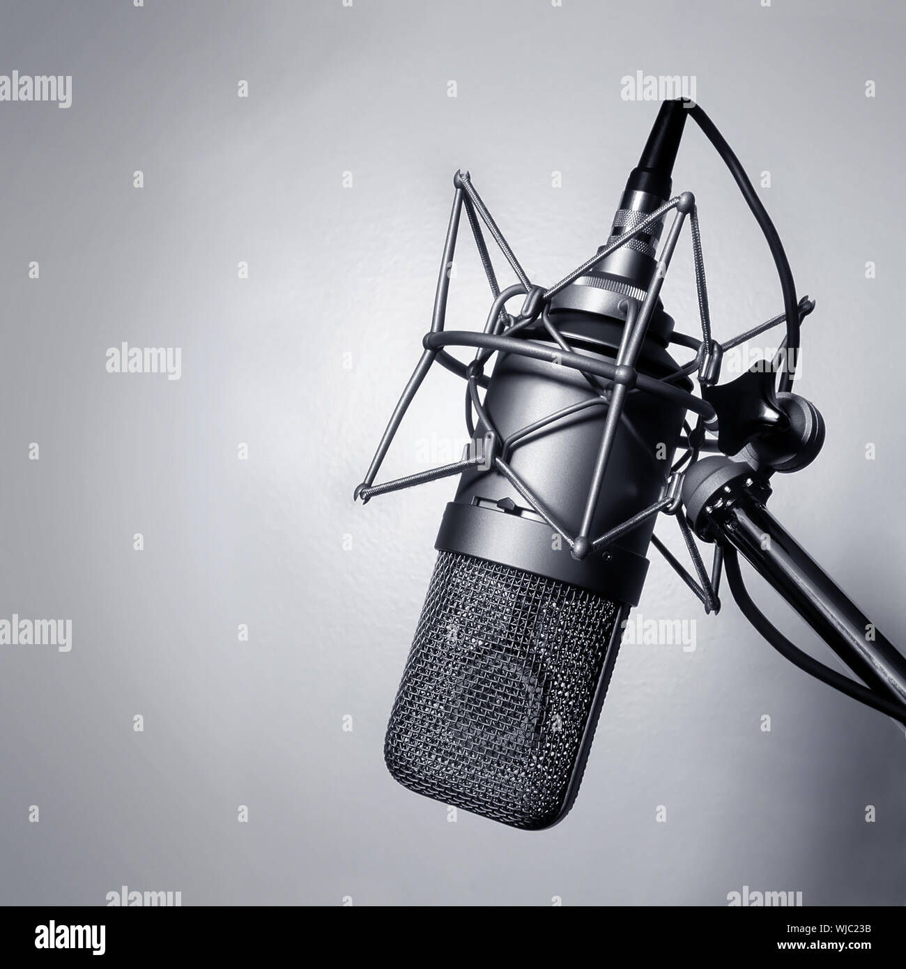 Studio microphone Stock Photo