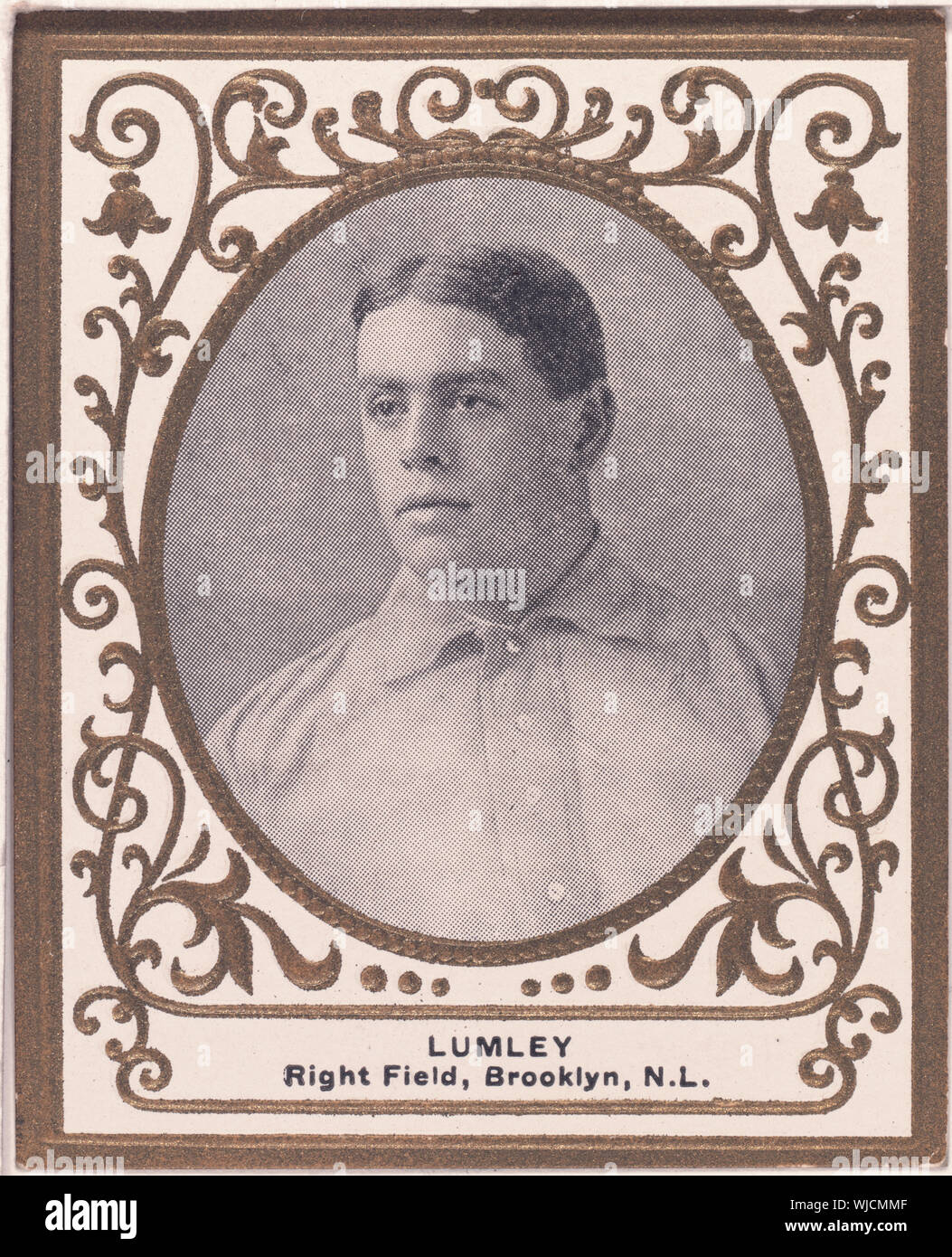 Harry Lumley, Brooklyn Superbas, baseball card portrait Stock Photo