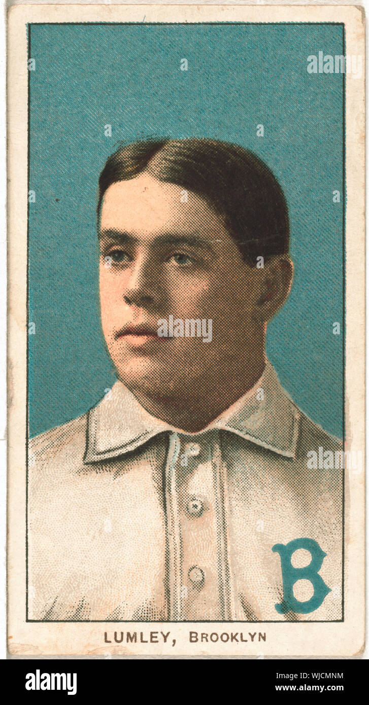 Harry Lumley, Brooklyn Superbas, baseball card portrait Stock Photo