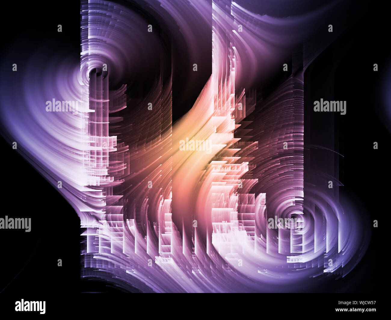 Dynamic Background series. Composition of fractal motion textures ...
