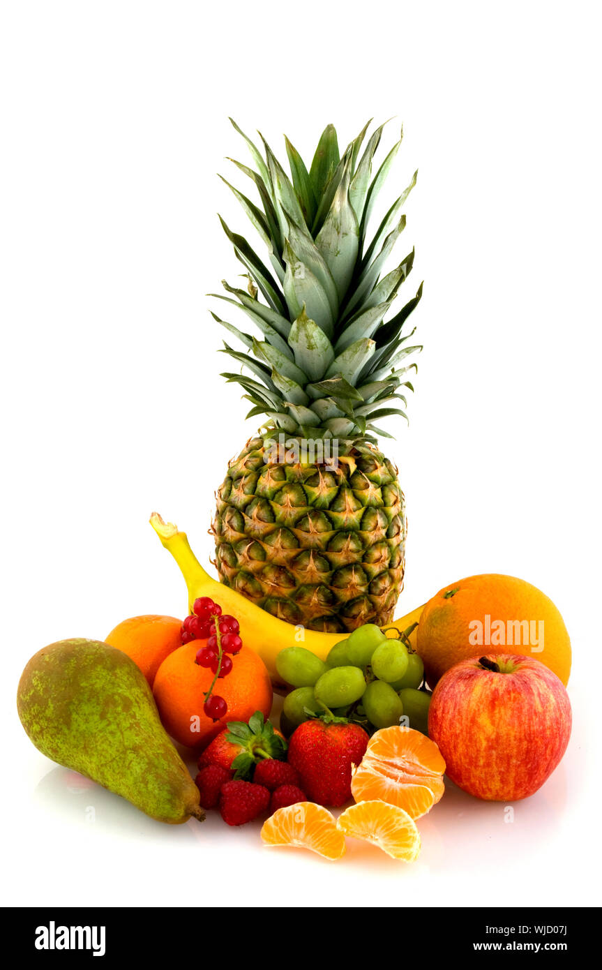 still life of fresh healthy and ripe fruit Stock Photo - Alamy