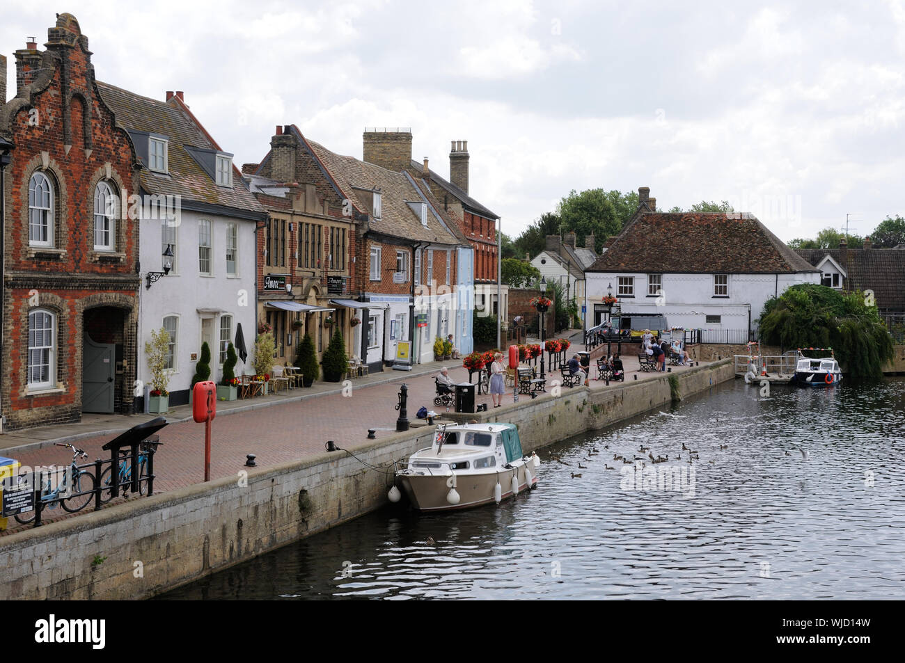 View of The Quay, St Ives, Cambridgeshire Stock Photo