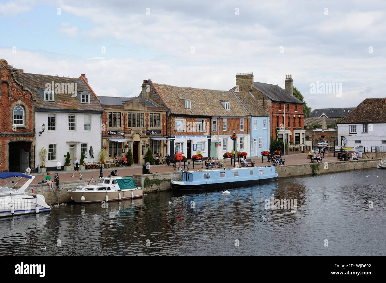View The Quay, St Ives, Cambridgeshire Stock Photo