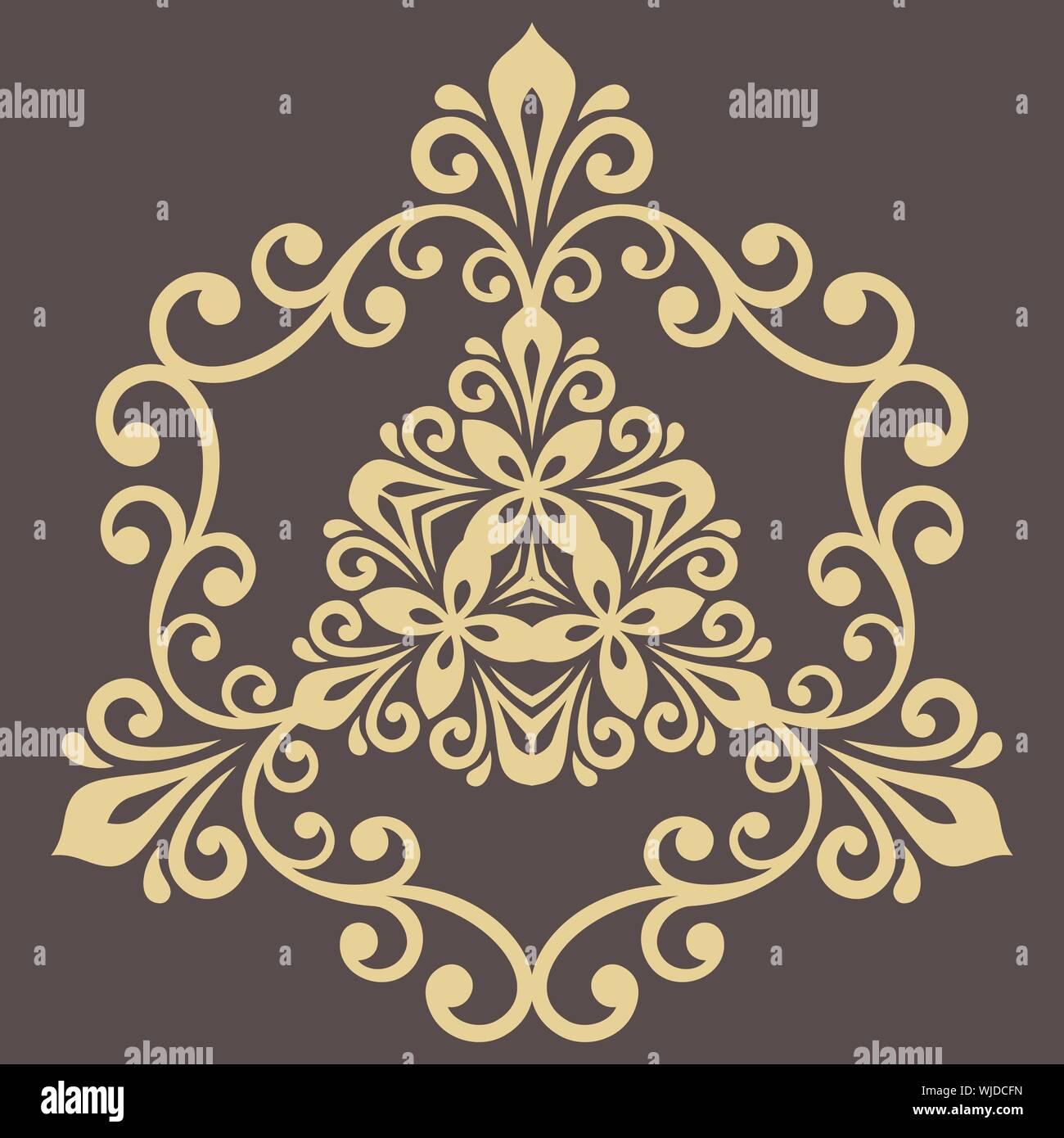 Elegant Vector Ornament in Classic Style Stock Vector Image & Art - Alamy