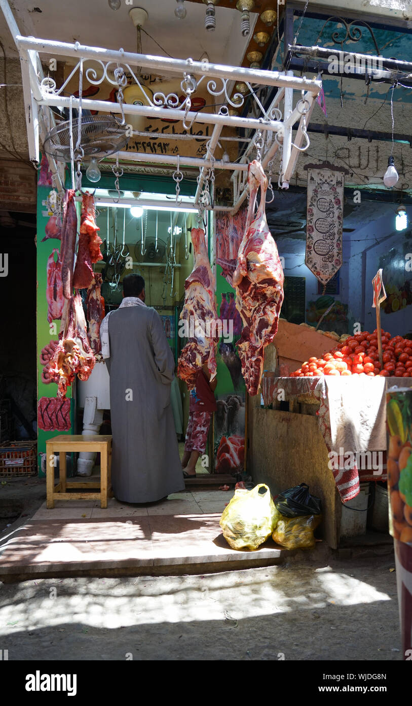 Gemüsemarkt Hughada Ägypten Stock Photo