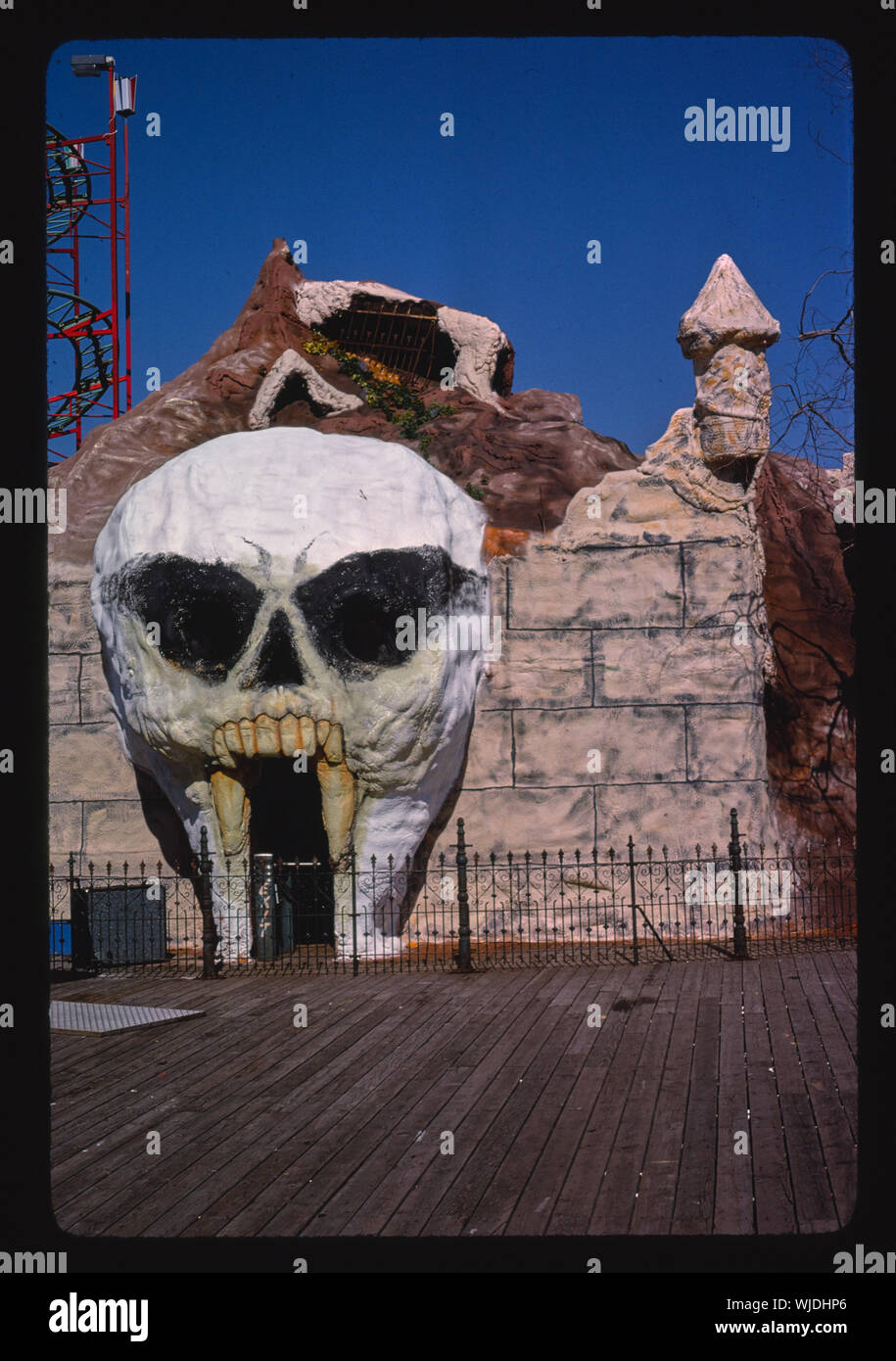 Haunted house, Seaside Heights, New Jersey Stock Photo