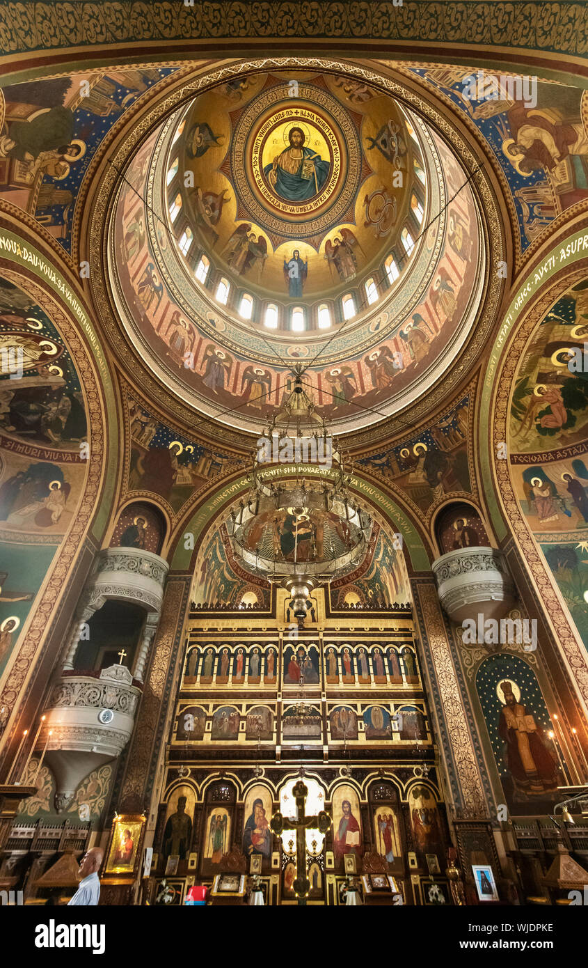 Interior of the Holy Trinity Church (Biserica Sfânta Treime). Sighisoara,  Transylvania. Romania Stock Photo - Alamy