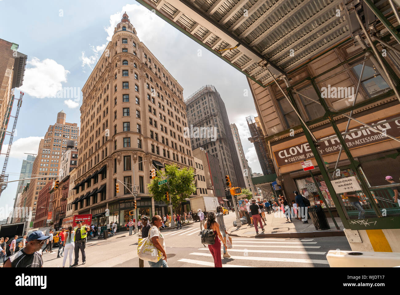 The NoMad Hotel on Broadway in New York is seen on Thursday, August 22, 2019. MGM Resorts International has acquired a 50% stake in the Sydell Group, the company that operates the chain of 16 hotels.(© Richard B. Levine) Stock Photo