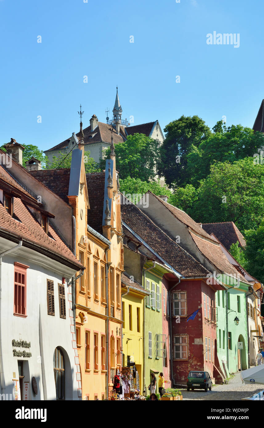 Medieval fortified walled town hi-res stock photography and images - Alamy