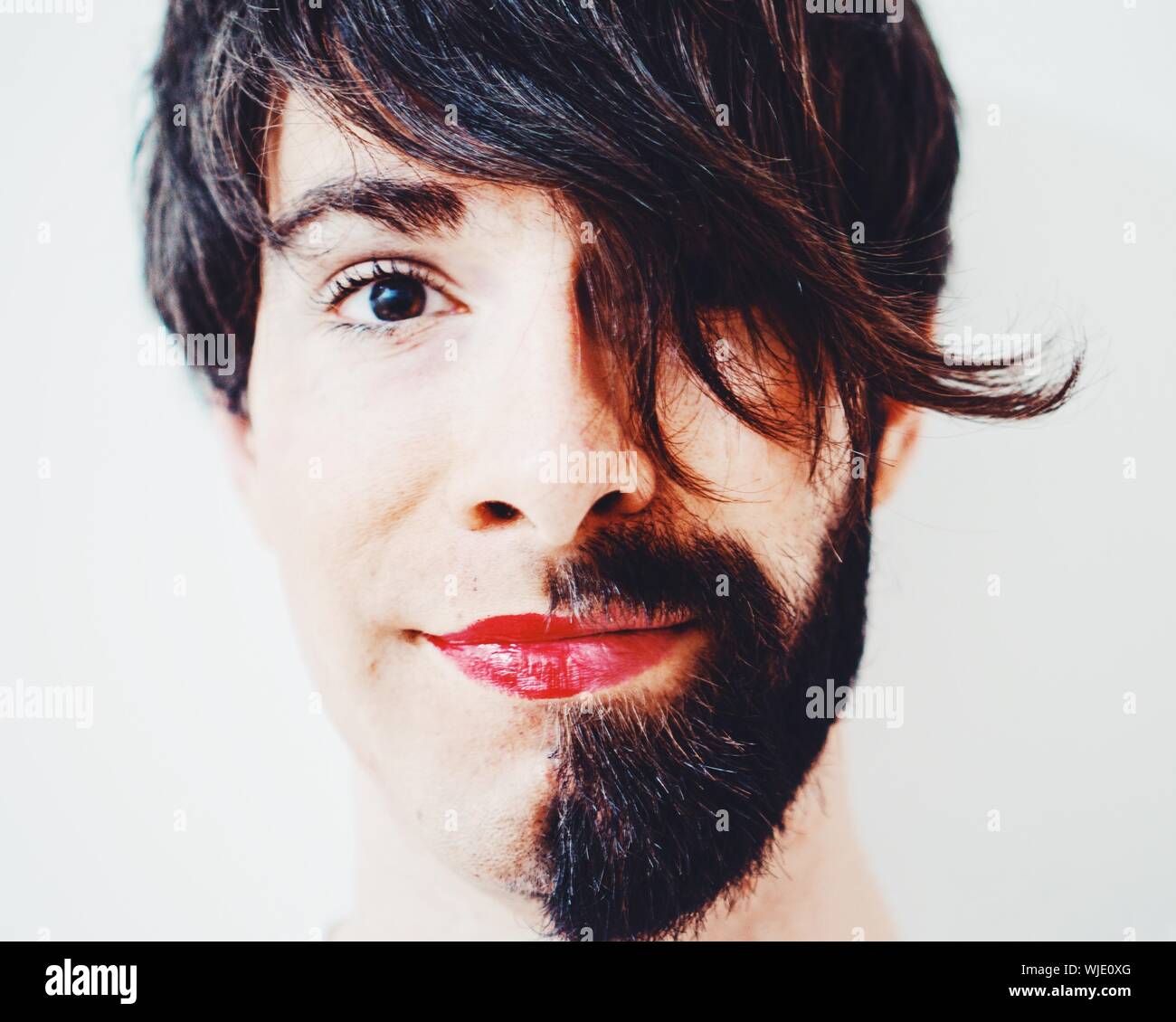 Half Bearded Stock Photos Half Bearded Stock Images Alamy