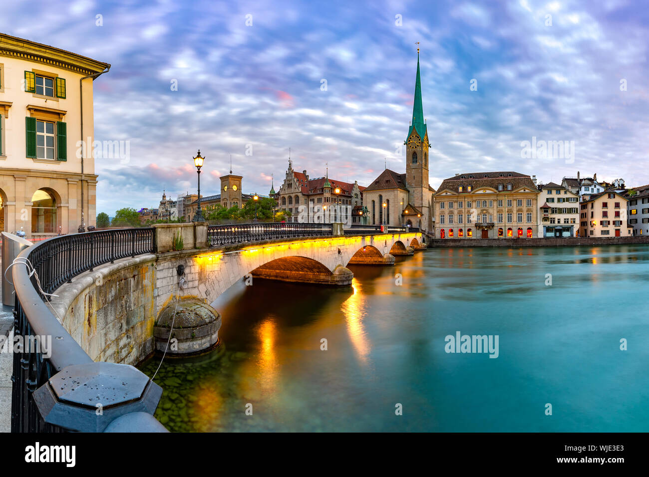 Zurich, largest city in Switzerland Stock Photo Alamy