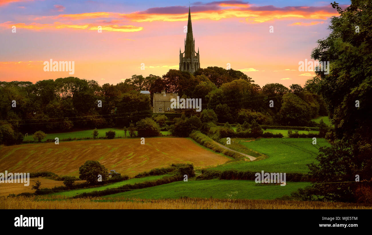 All Saints Church, Laughton-en-le-Morthen. Stock Photo