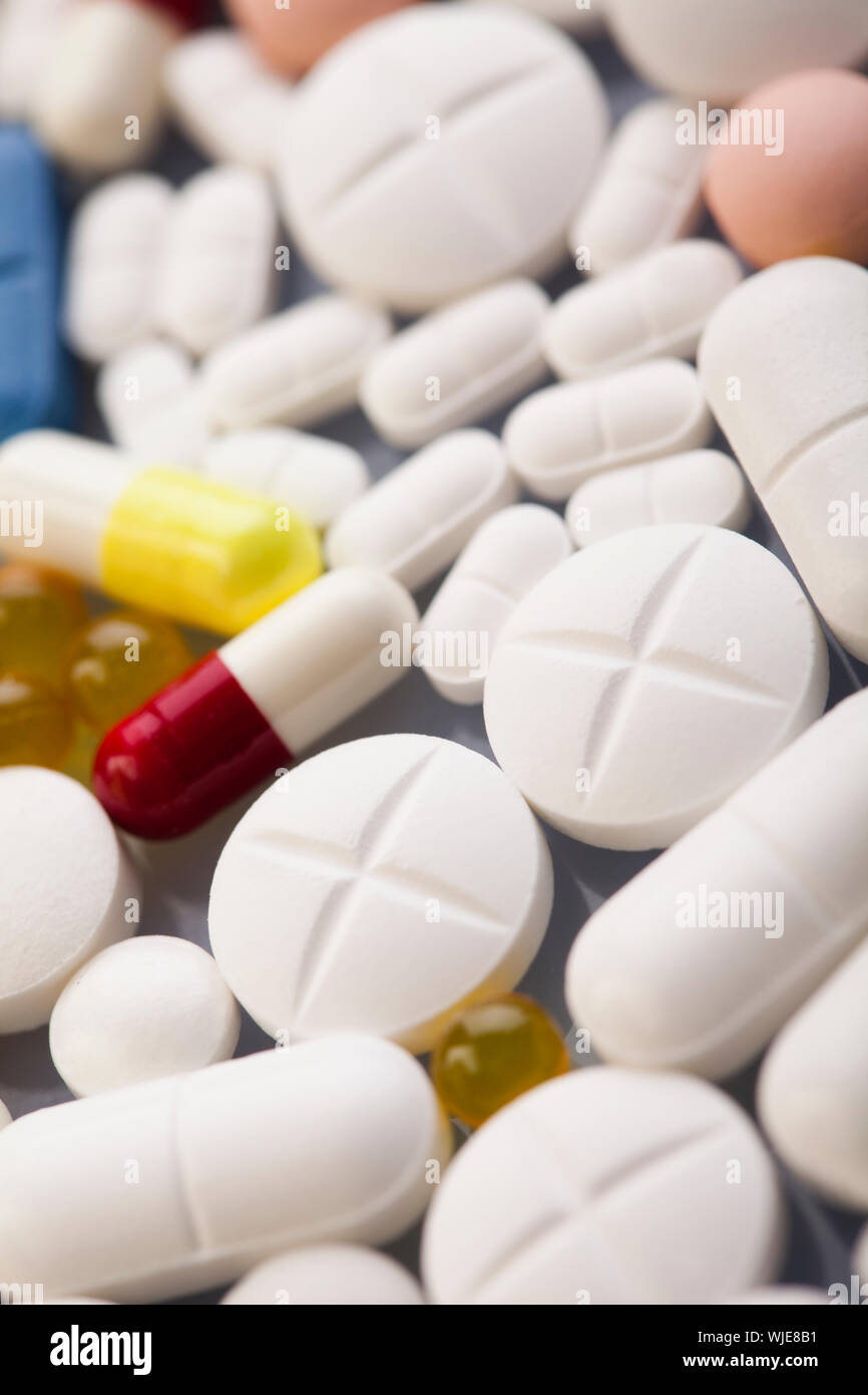 Still life and drugs Stock Photo