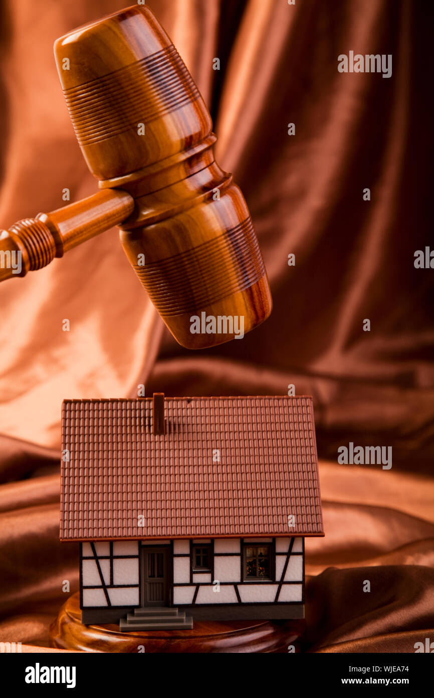 Gavel In Action Stock Photo Alamy