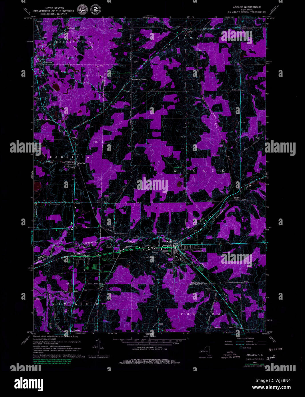 Map of arcade new york hires stock photography and images Alamy