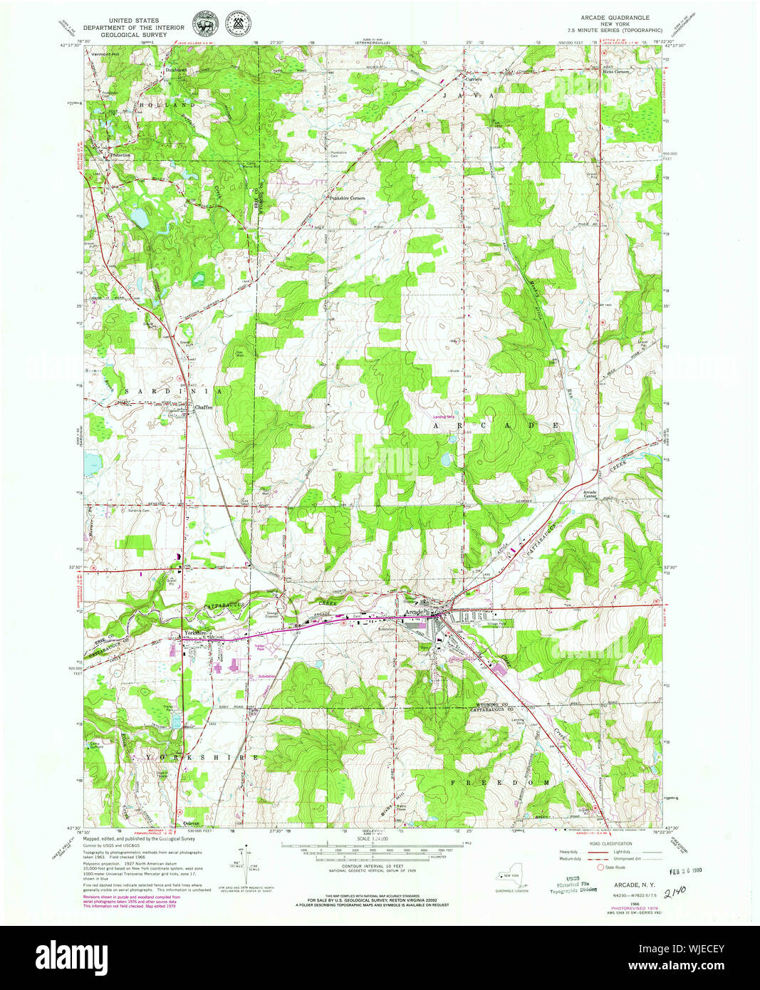 Map of arcade new york hires stock photography and images Alamy