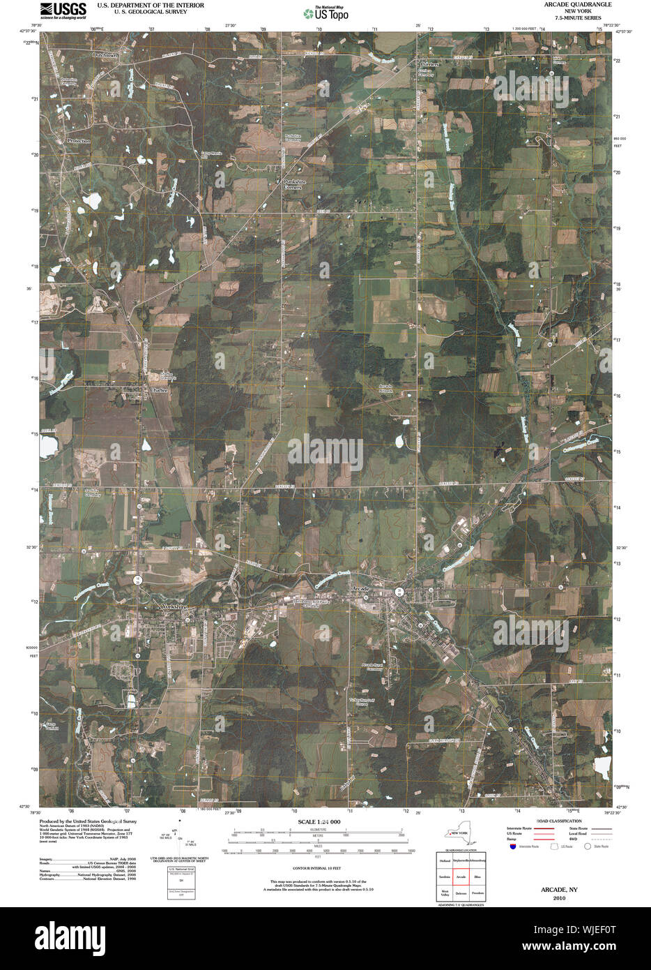 New York NY Arcade 20100126 TM Restoration Stock Photo Alamy