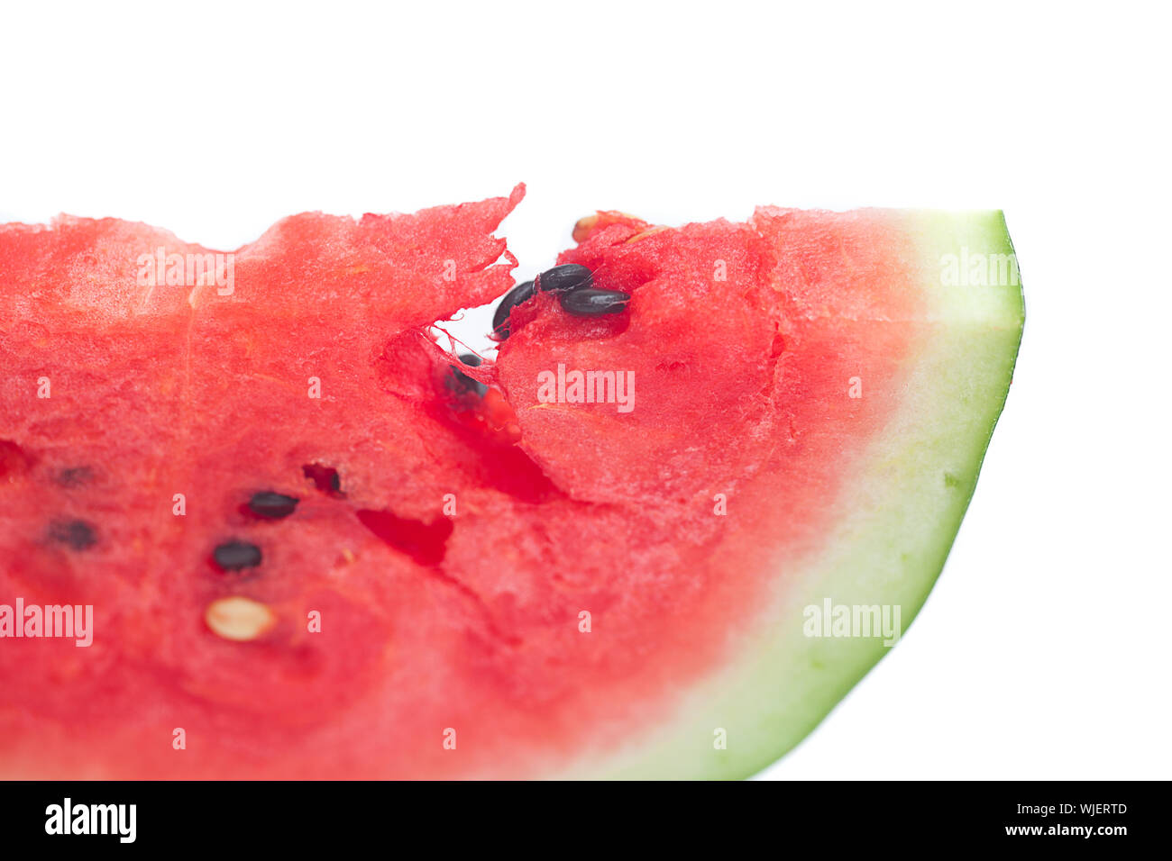 slice of watermelon isolated on white Stock Photo - Alamy