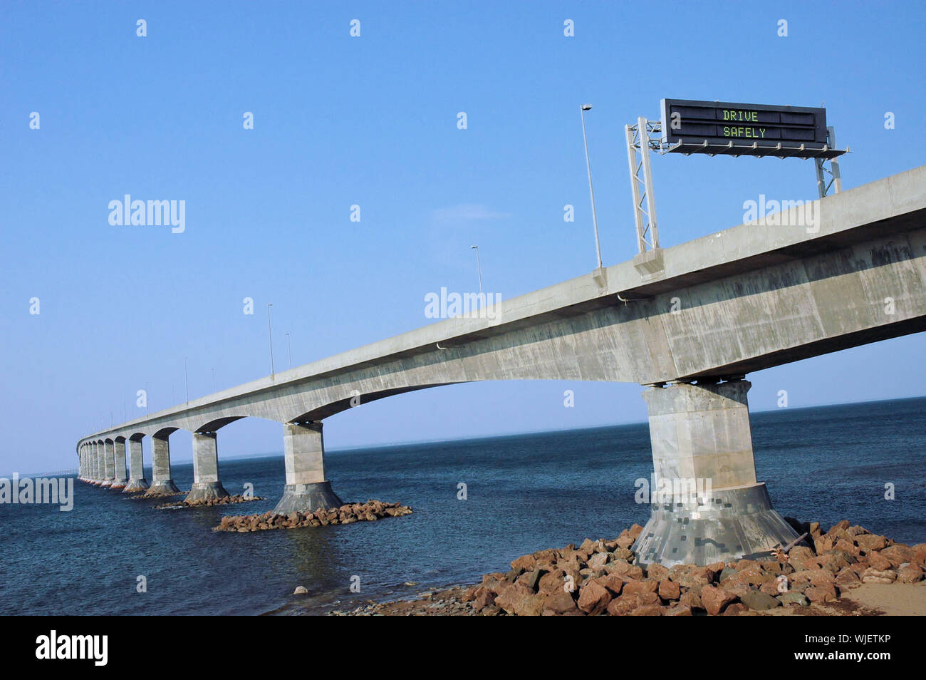 Confederation Bridge Stock Photo