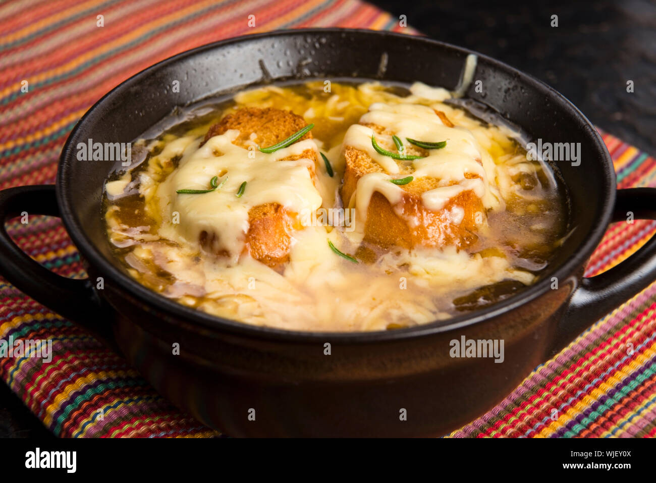 French onion soup Stock Photo - Alamy