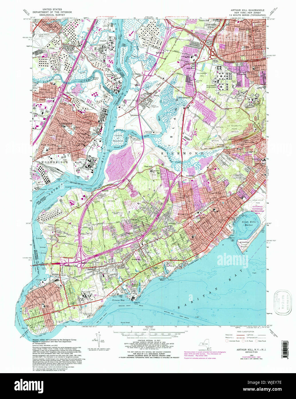 New York NY Arthur Kill 136698 1966 24000 Restoration Stock Photo Alamy