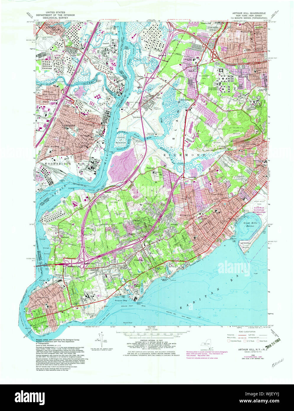 New York NY Arthur Kill 137078 1966 24000 Restoration Stock Photo - Alamy