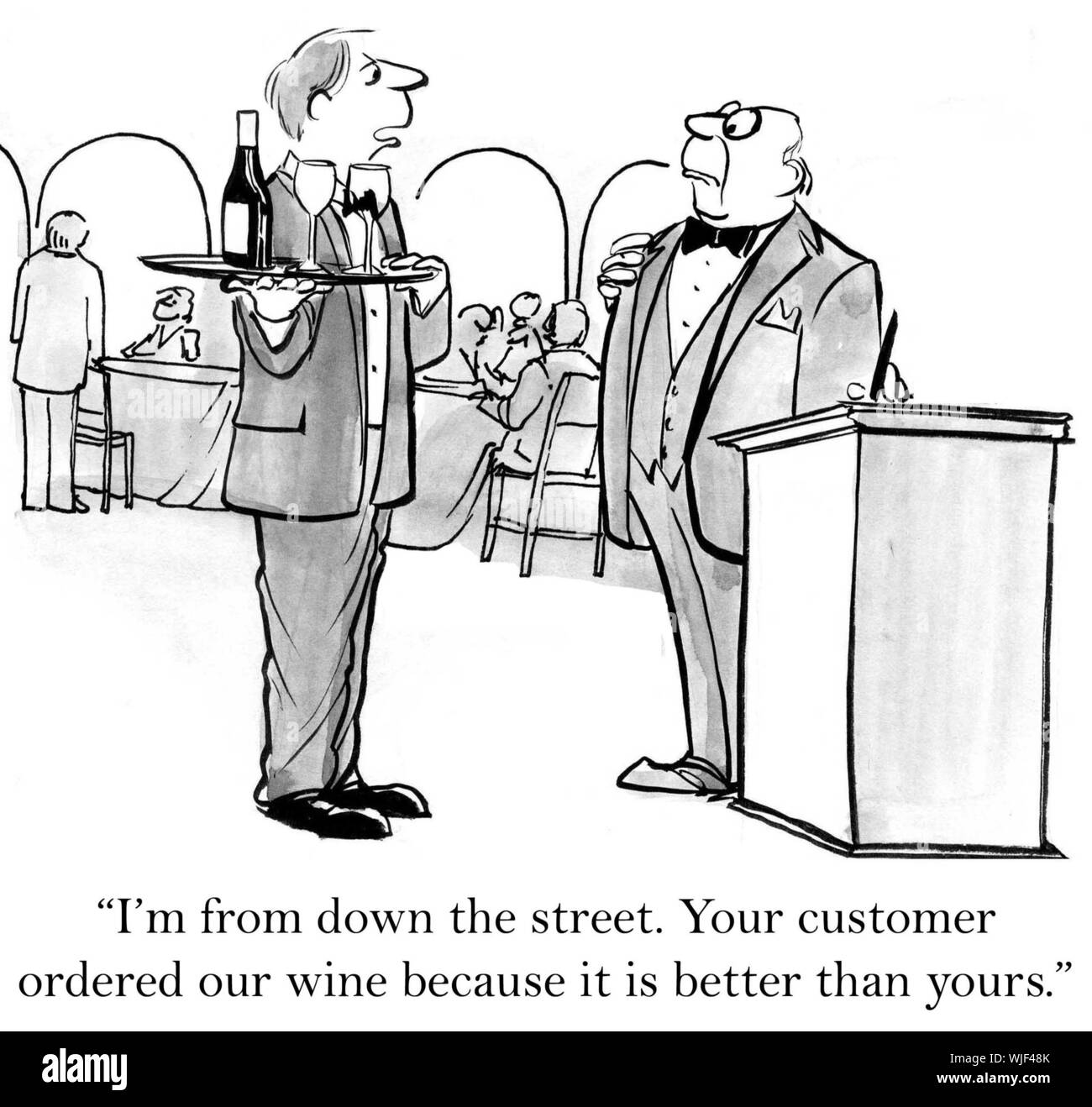 Customer service cartoons hi-res stock photography and images - Alamy