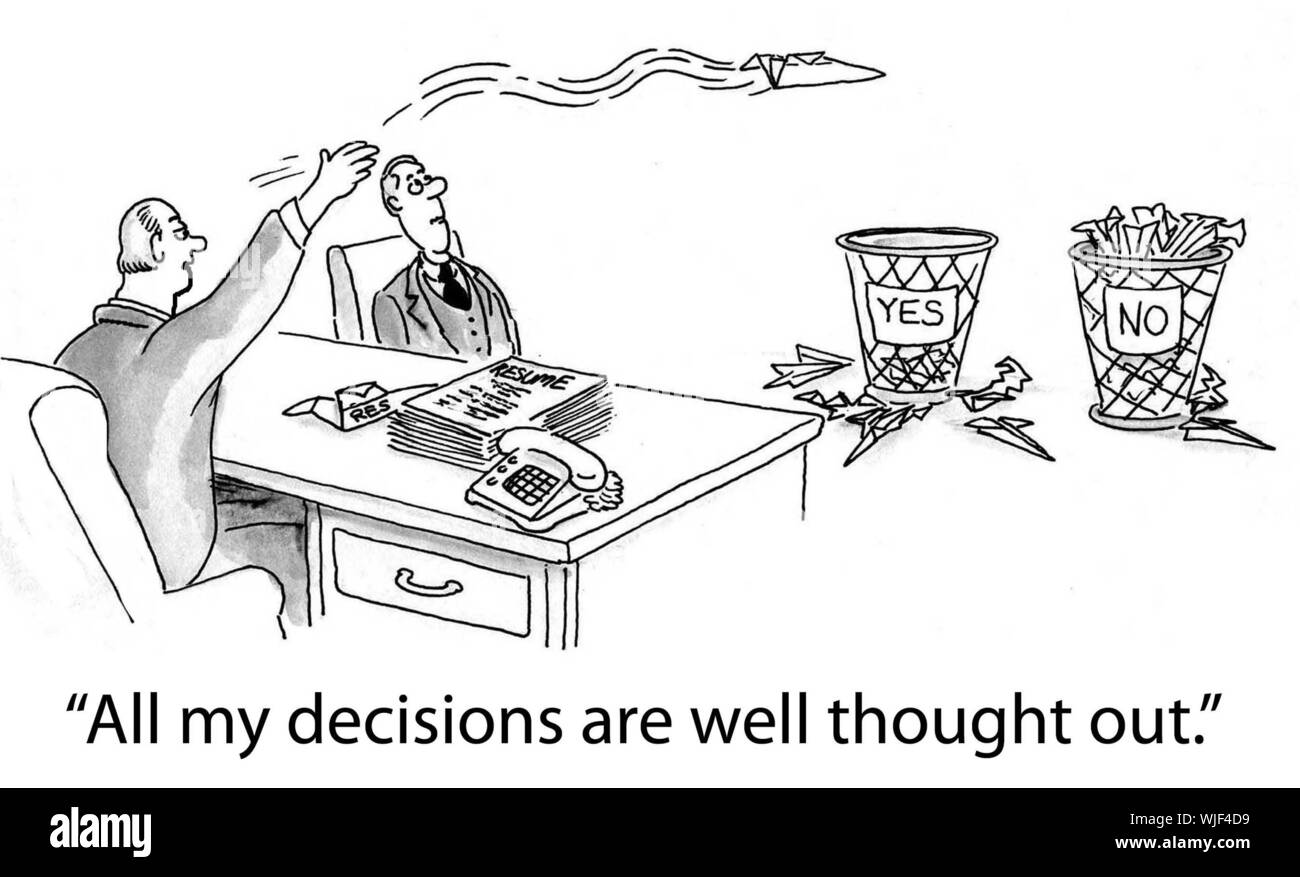 Decision Process Stock Photo