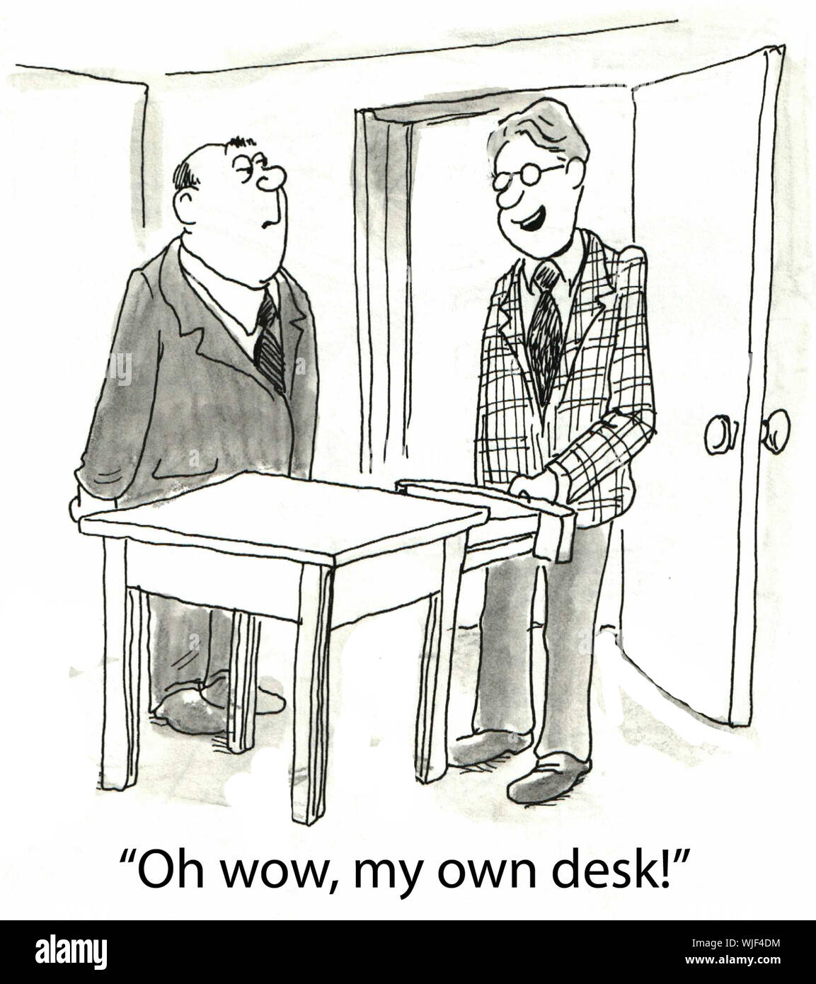Funny cartoon office businessman hi-res stock photography and images - Alamy