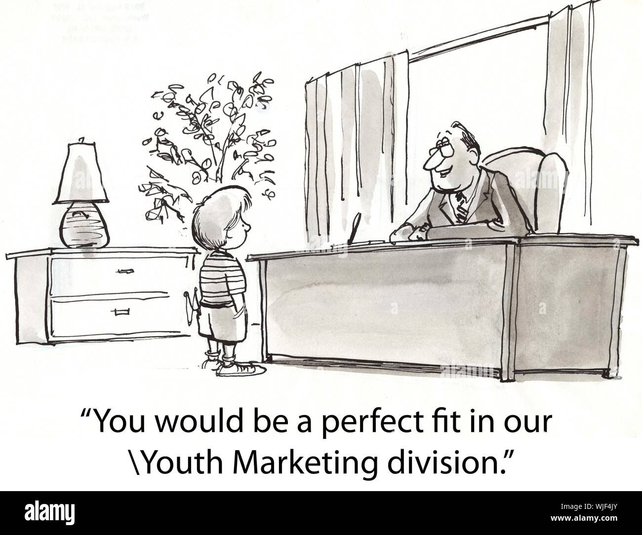 Youth Marketing Stock Photo