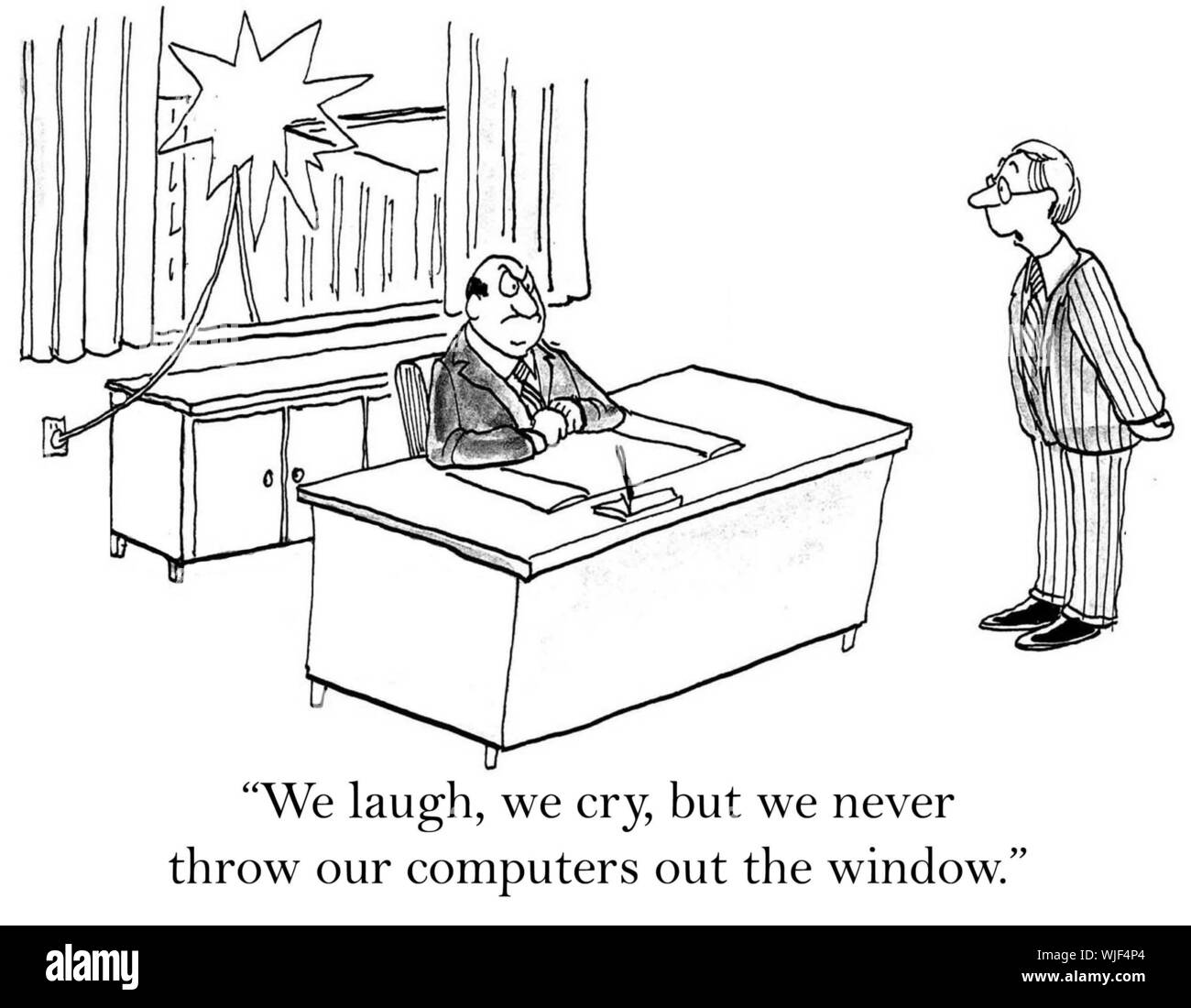 Laugh and cry Black and White Stock Photos & Images Alamy