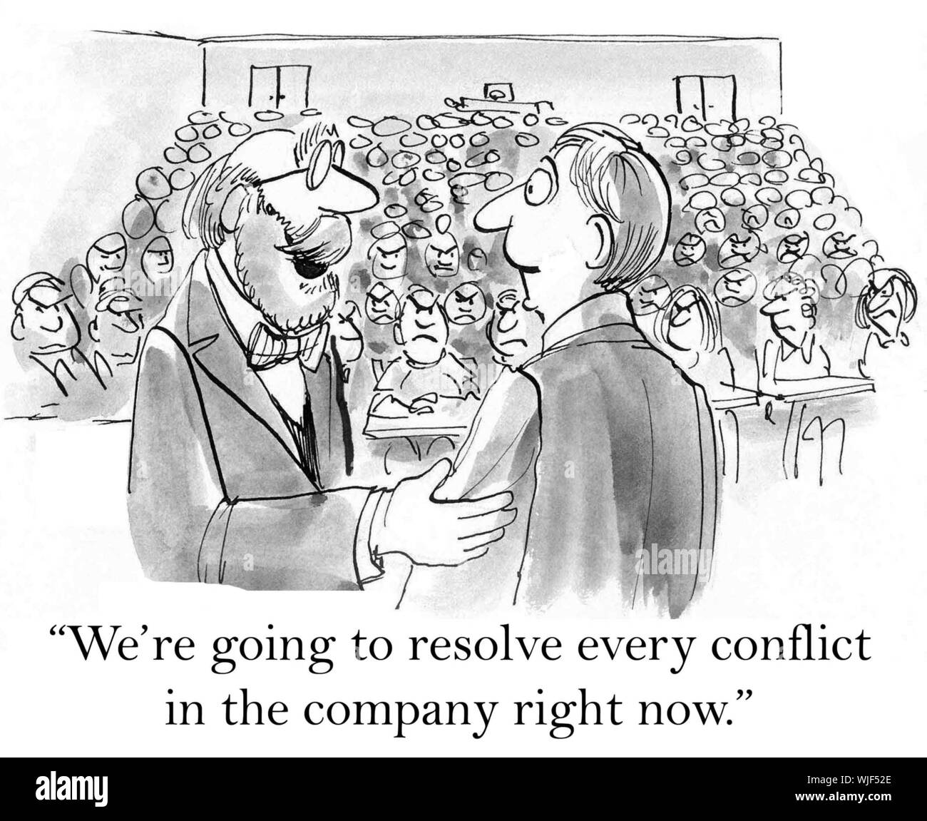 Conflict Cartoons Workplace