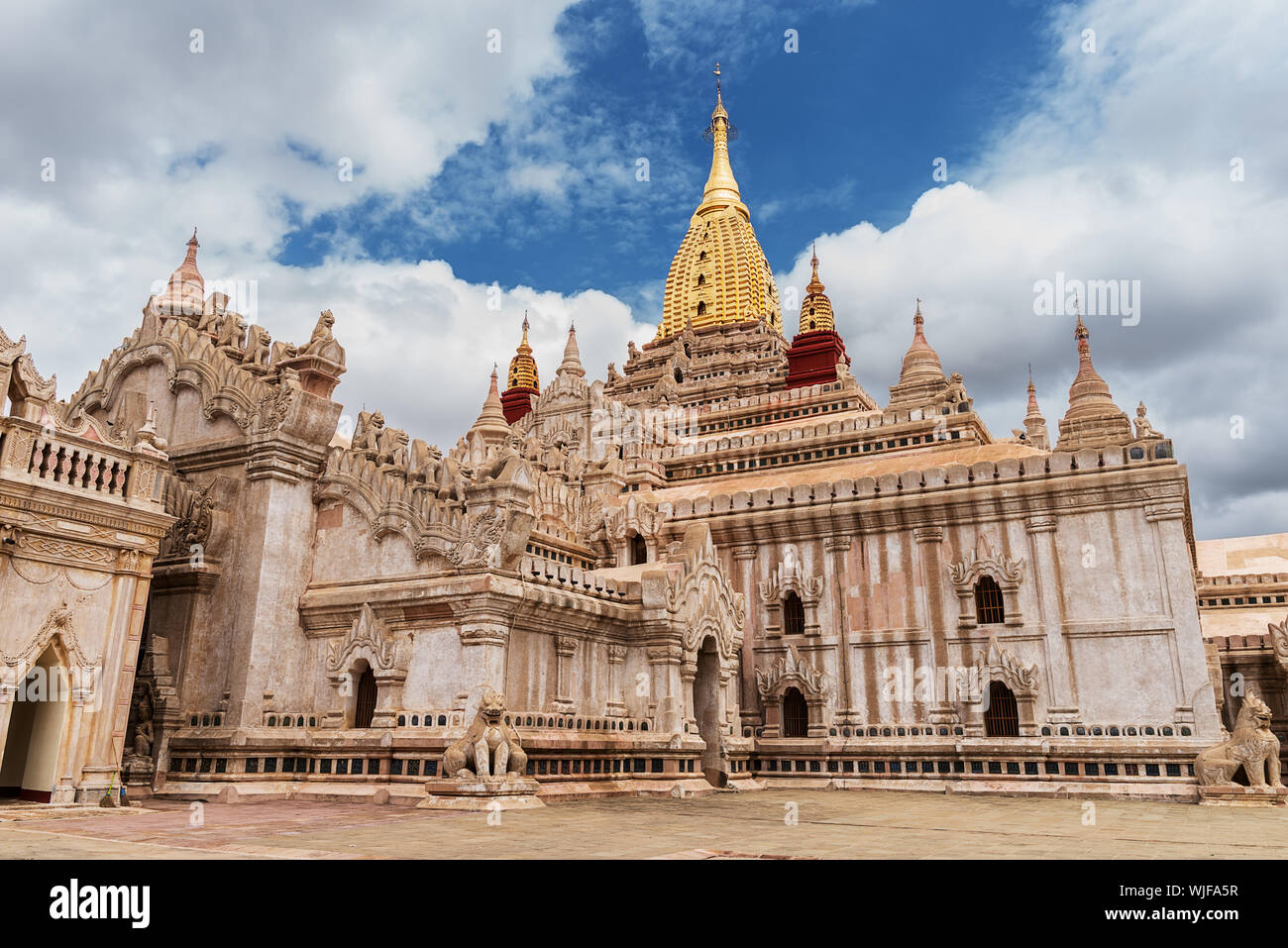 Ananda Temple - Bagan - Burma - Myanmar Stock Photo