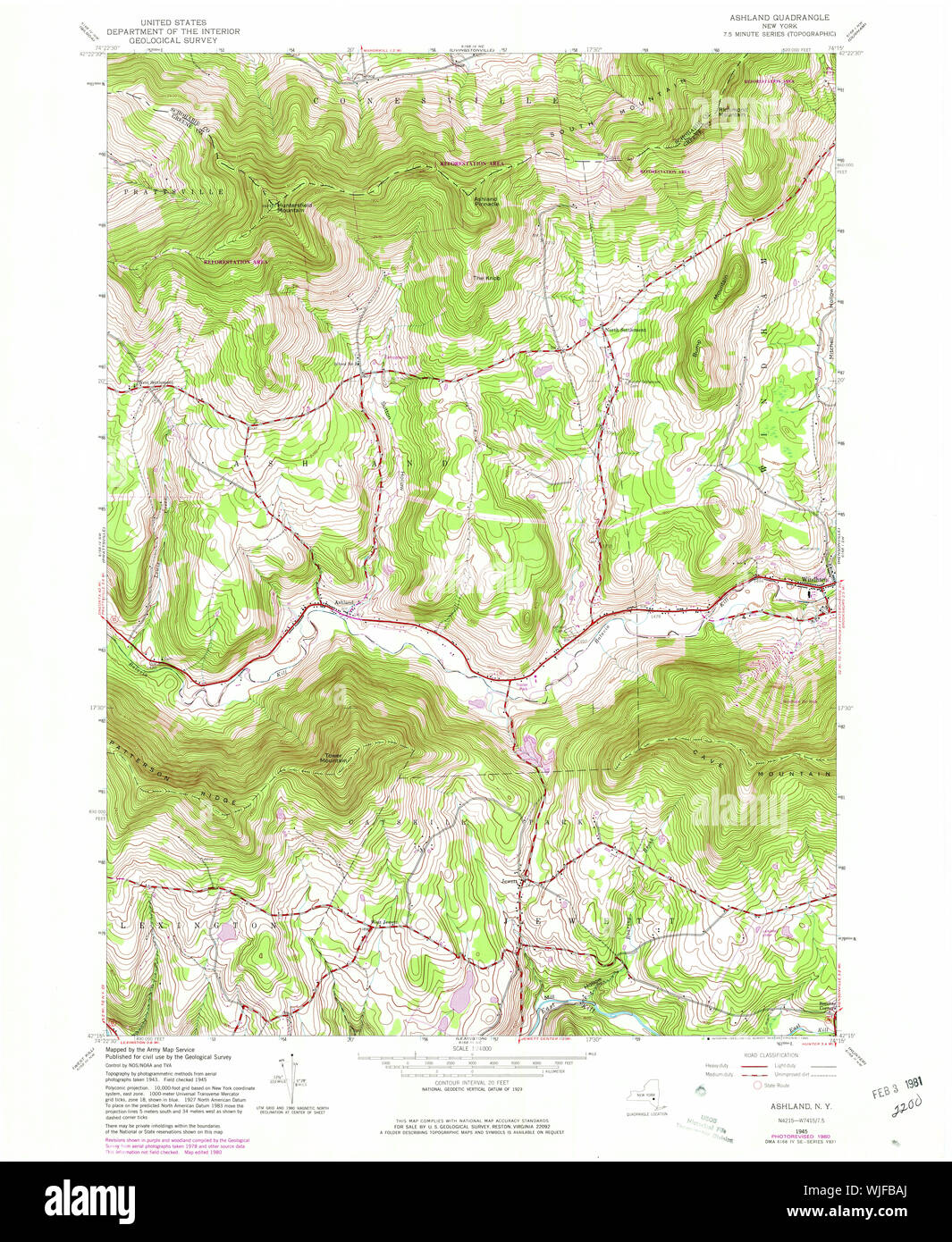 New York NY Ashland 136707 1945 24000 Restoration Stock Photo Alamy