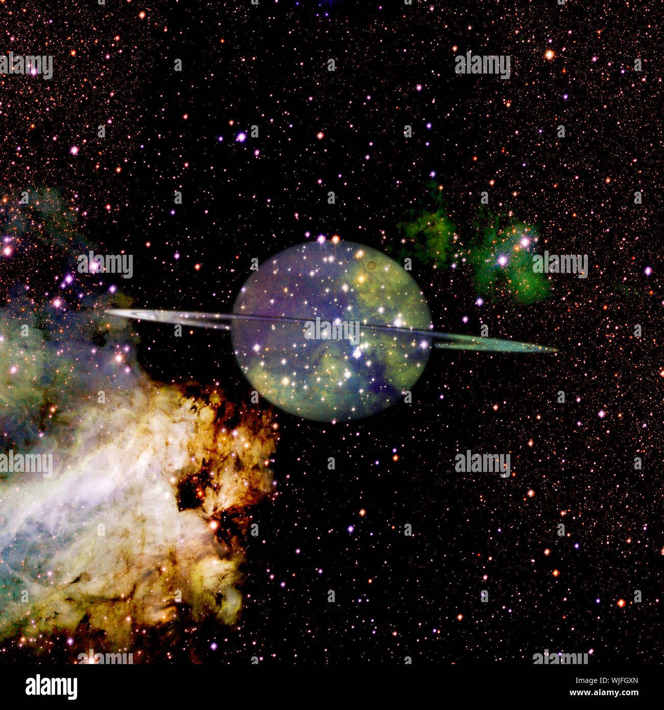 Saturn Planet Of The Solar System Science Wallpaper