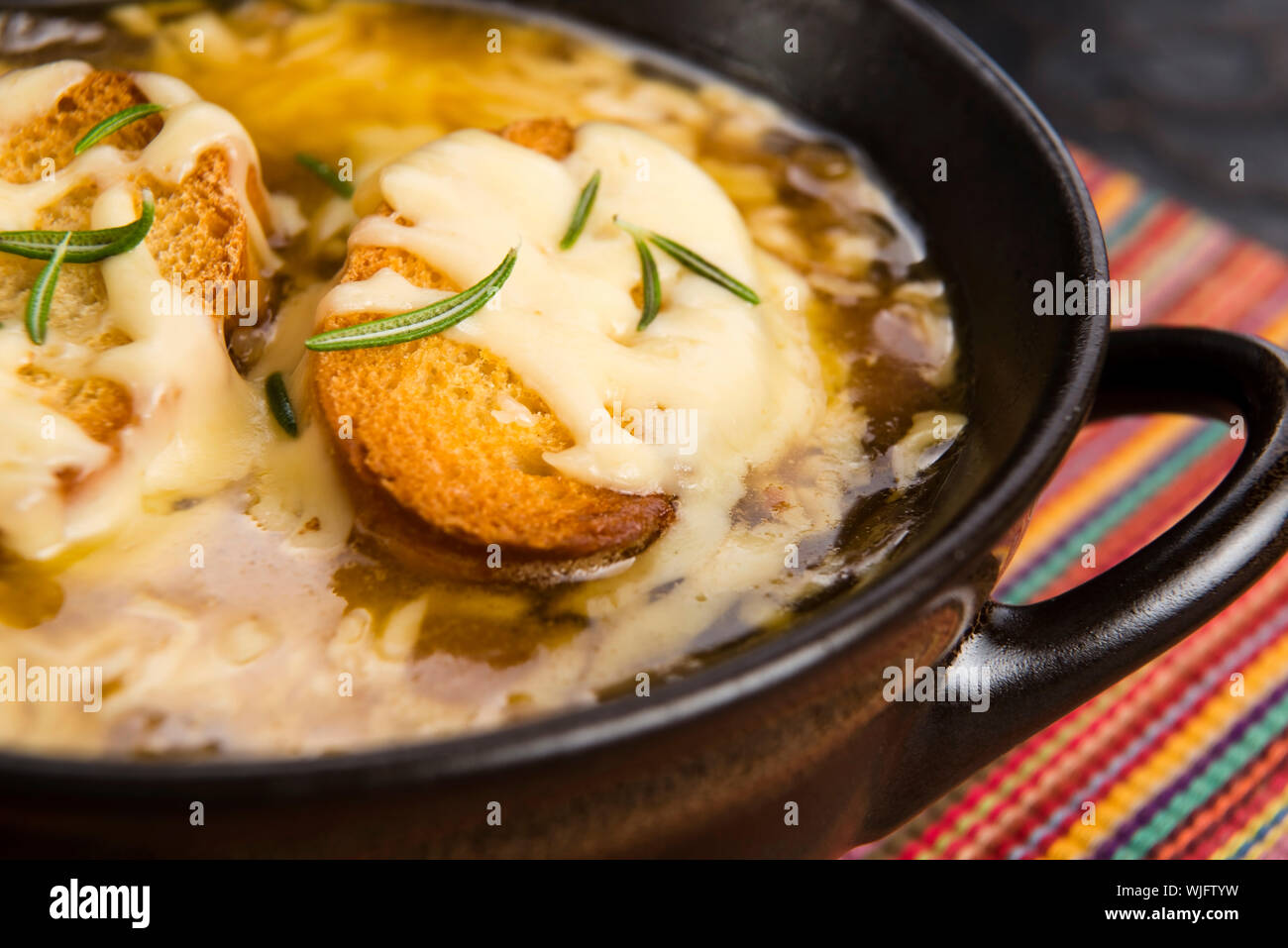 French onion soup Stock Photo - Alamy