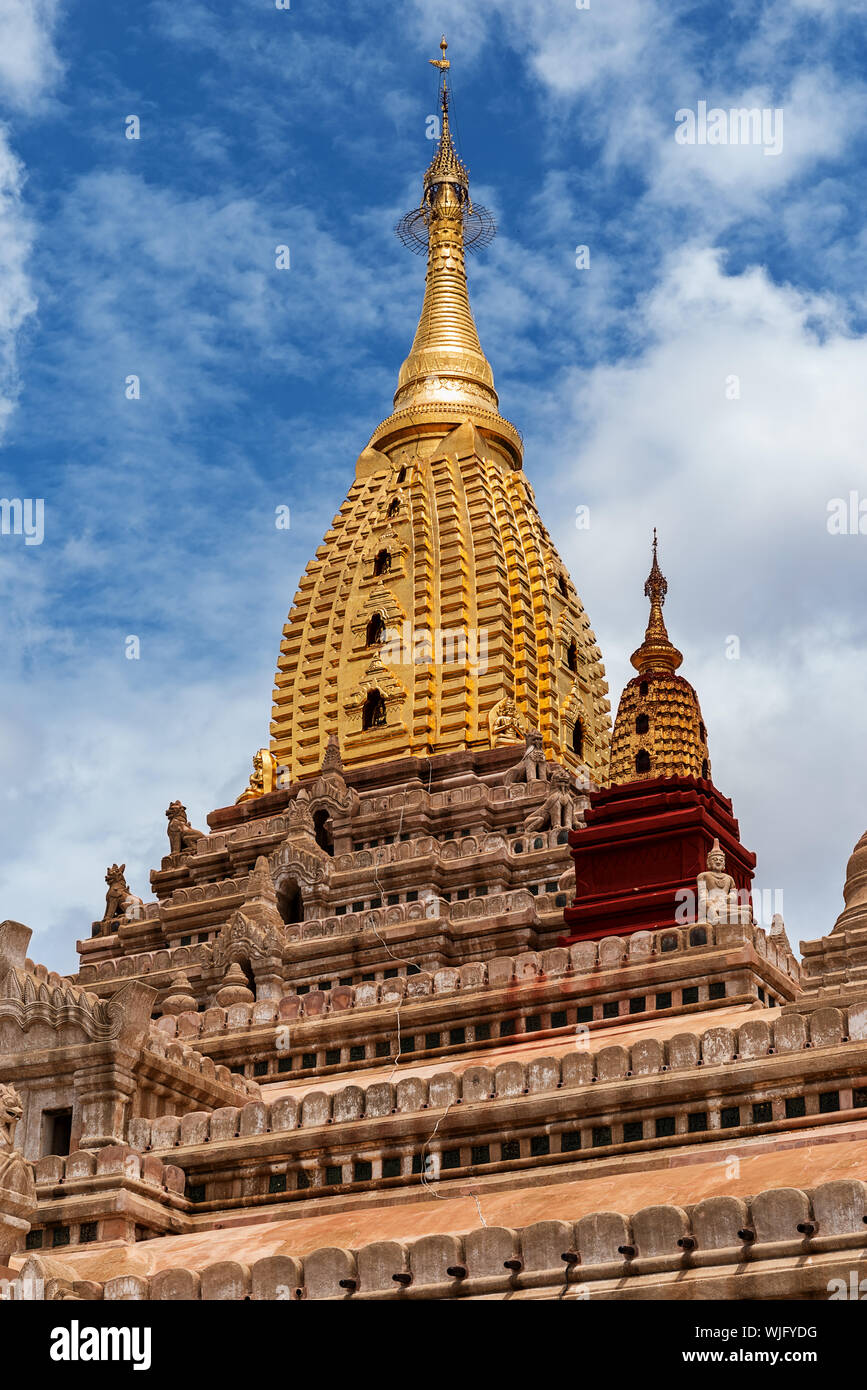 Ananda Temple - Bagan - Burma - Myanmar Stock Photo