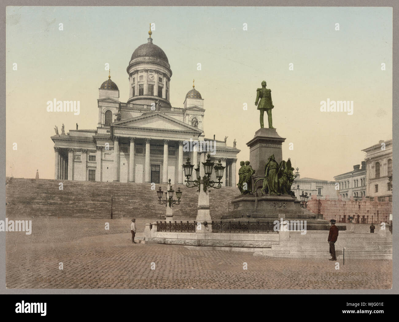 Helsingfors. L'Monument D'Alexandre II Stock Photo