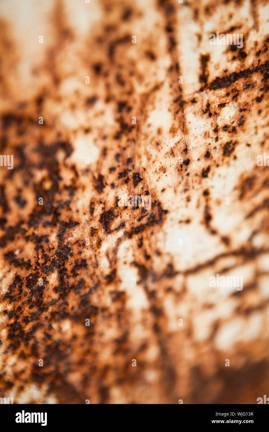 Full Frame of Rusty Material Stock Photo