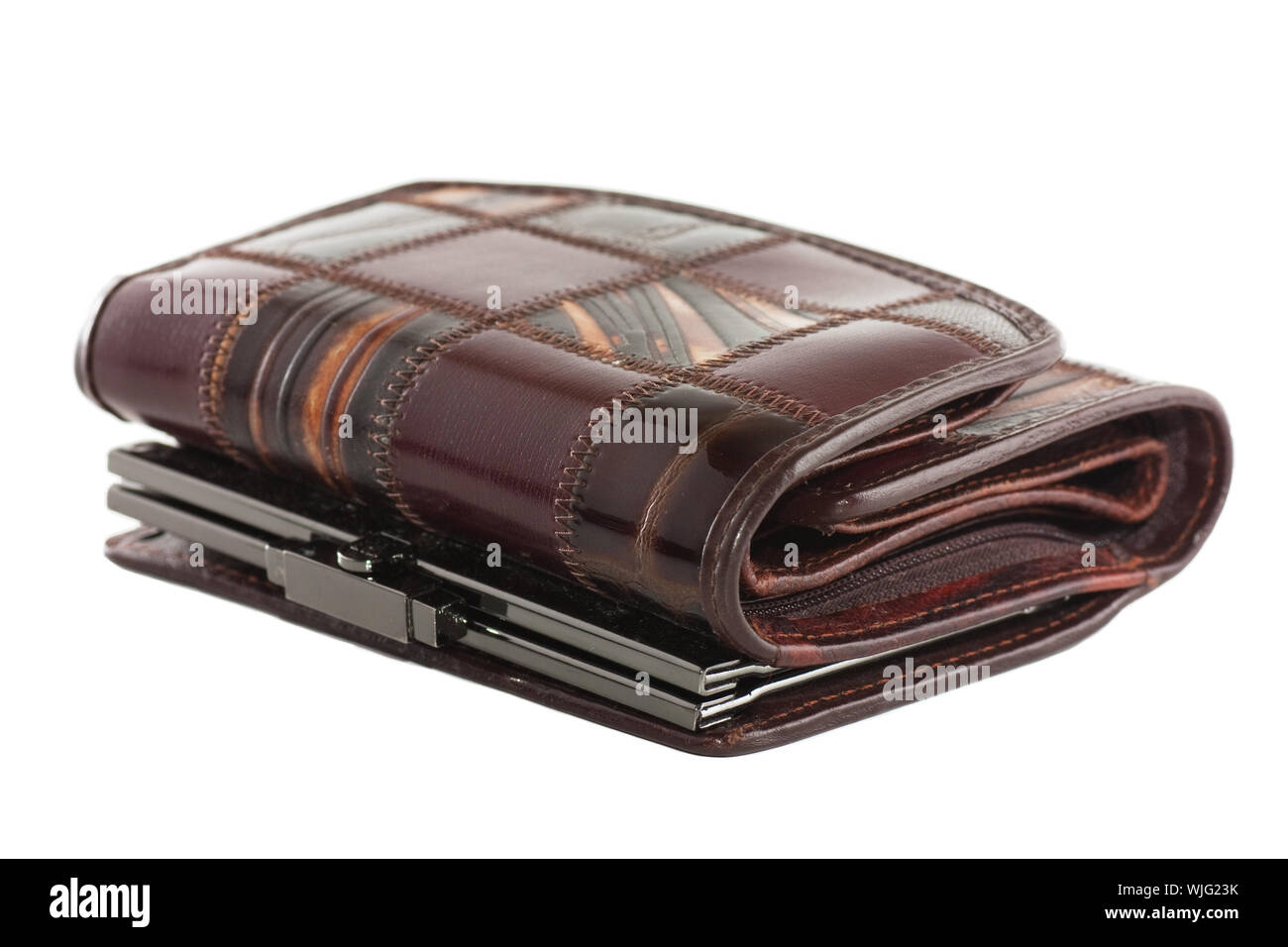 A female purse isolated over white background Stock Photo - Alamy