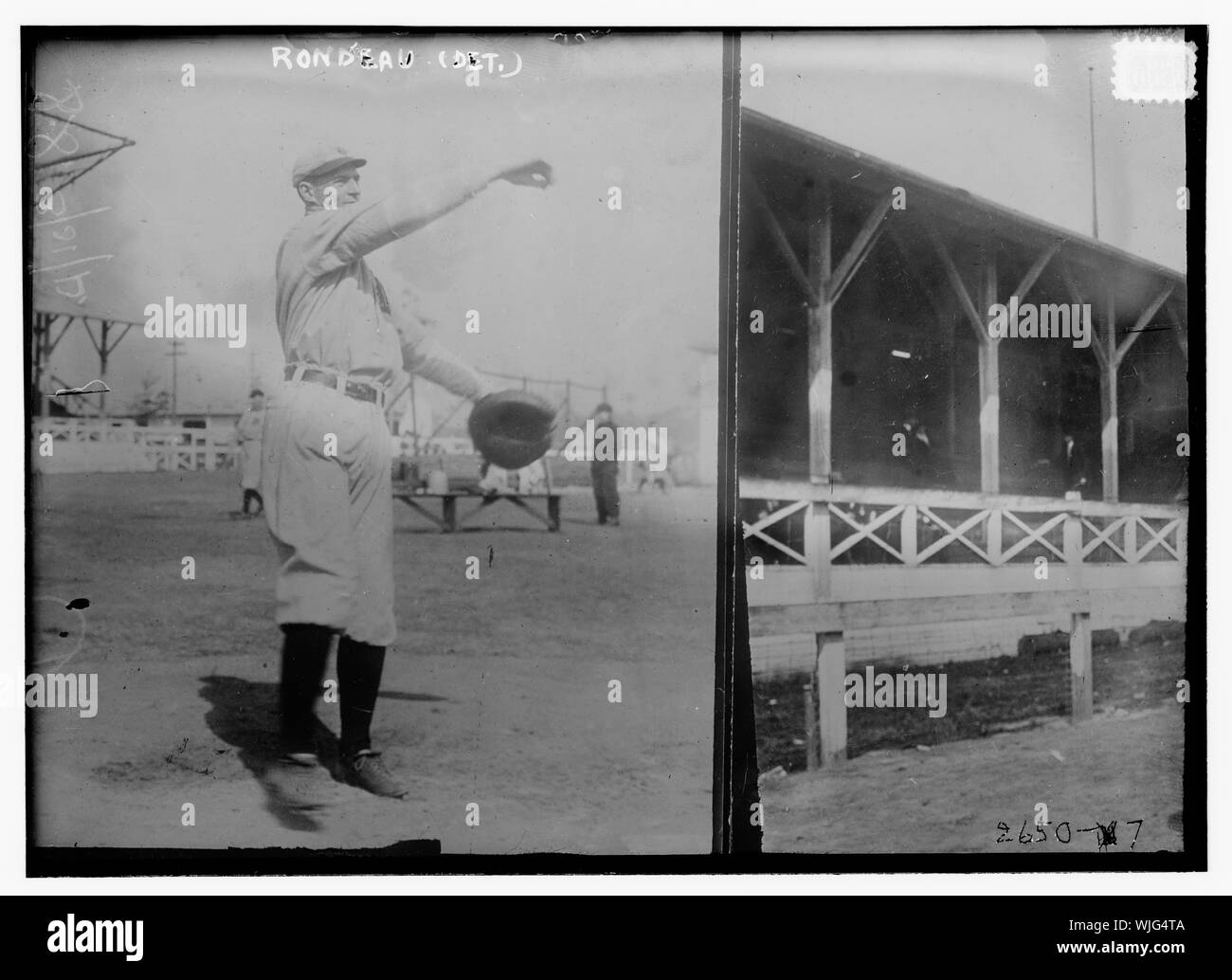 Henri Rondeau, Detroit AL (baseball Stock Photo - Alamy