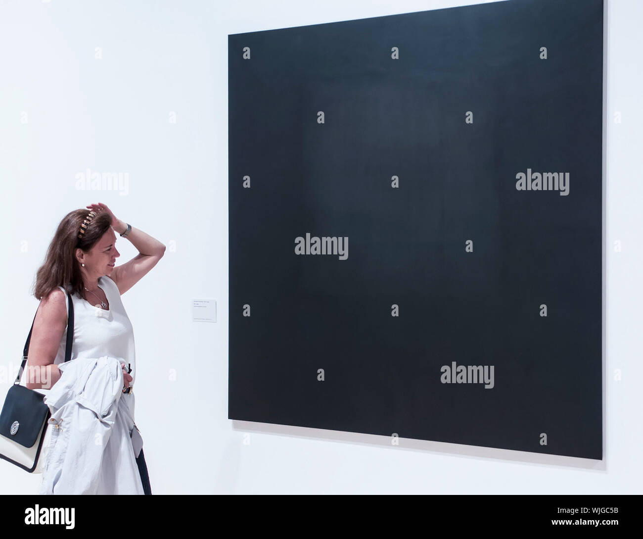 Veil by Shirazeh Houshiary at Tate Britain Gallery, London Stock Photo