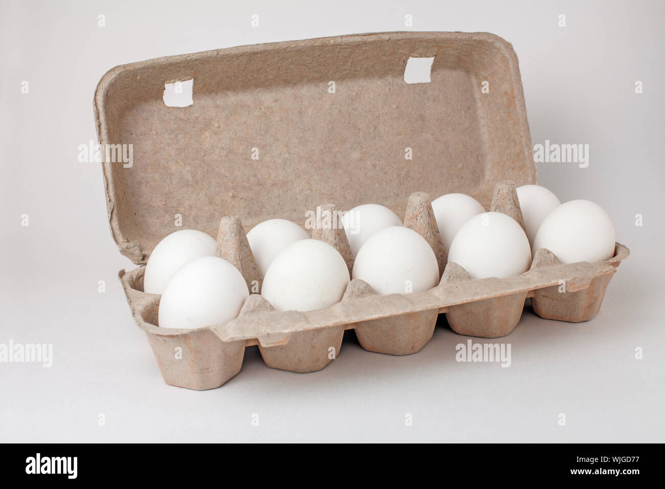 Eggs in a case Stock Photo Alamy