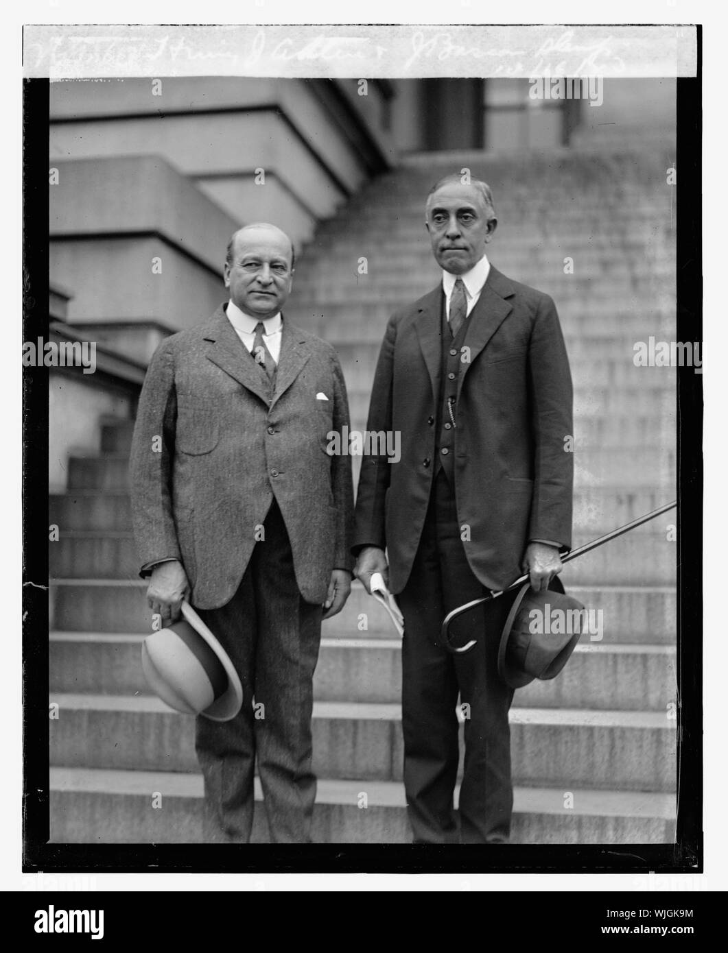 Henry J. Allen & J. Bascom Slemp, 10/16/23 Stock Photo - Alamy
