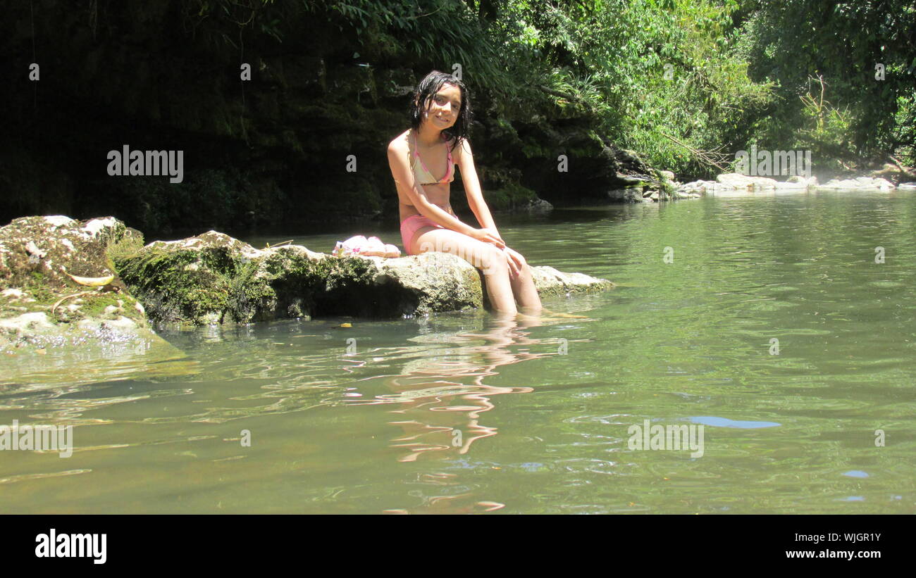Teenage girl wearing bikini hires stock photography and images Alamy