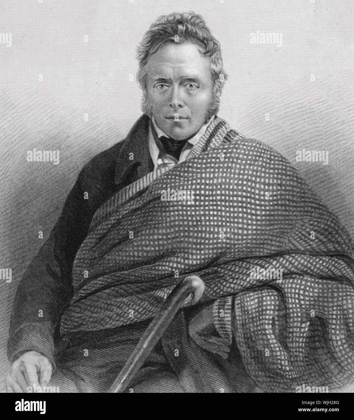 JAMES HOGG (1770-1835) Scottish poet and novelist Stock Photo