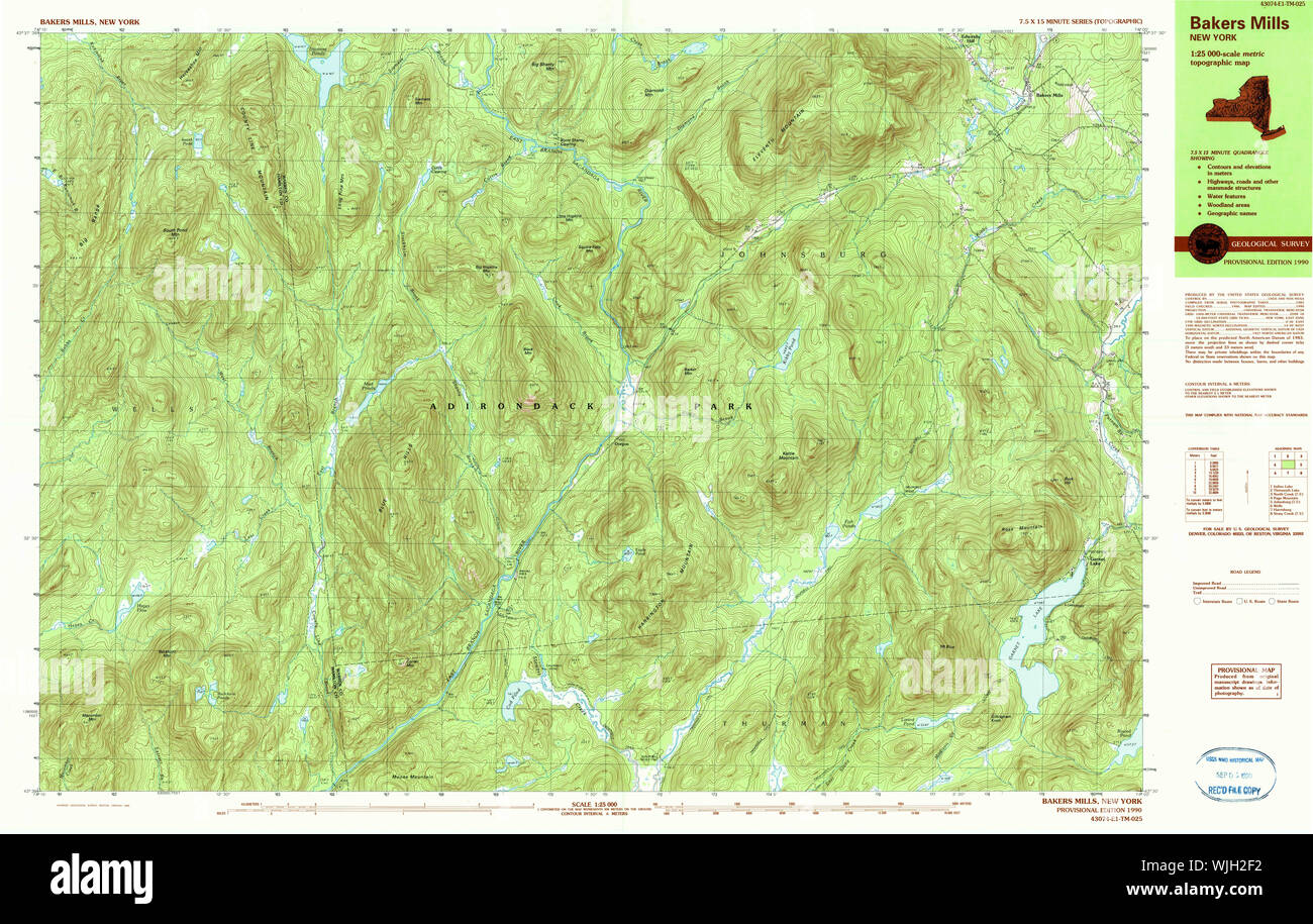 New York NY Bakers Mills 137087 1990 25000 Restoration Stock Photo Alamy