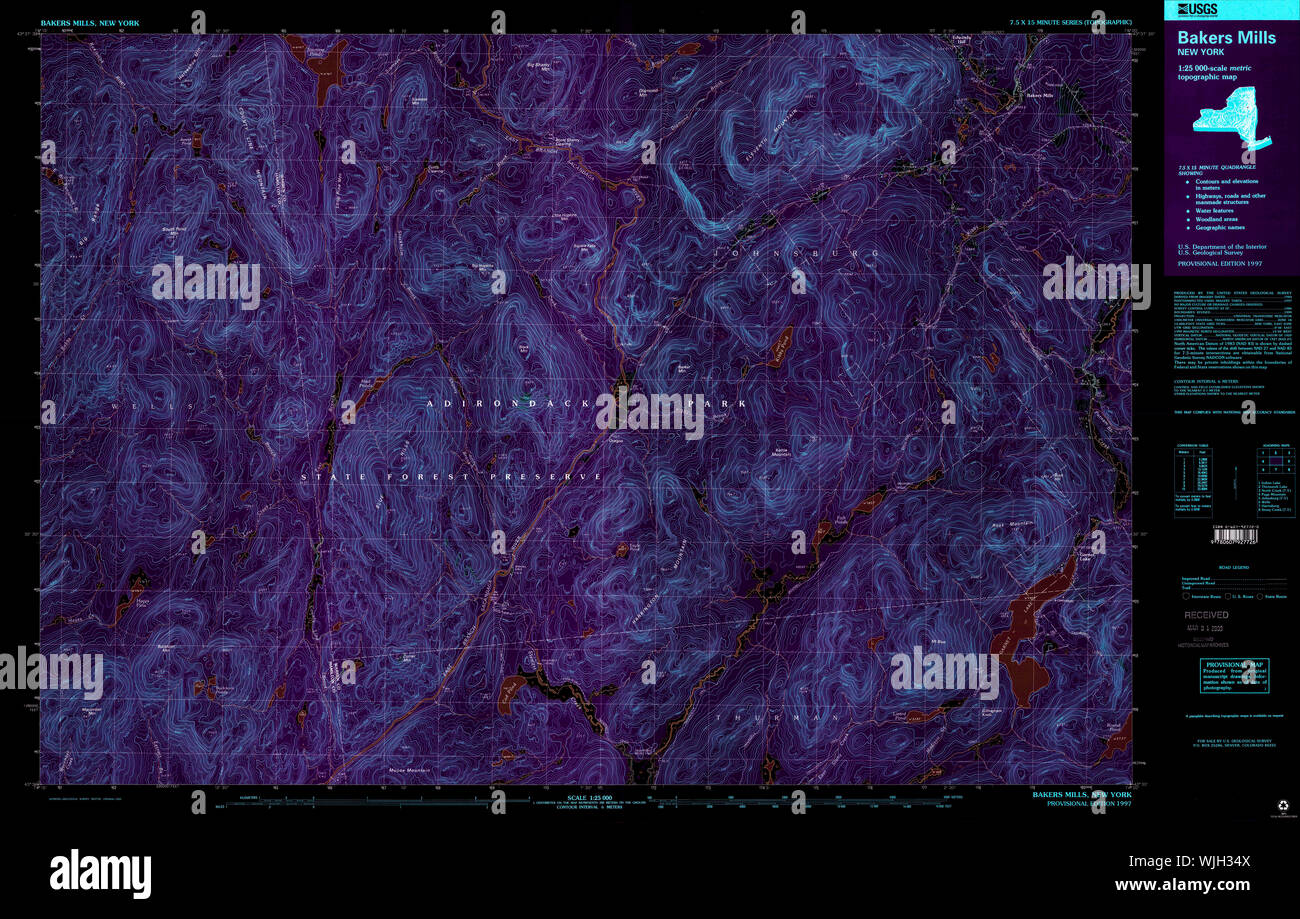 New York NY Bakers Mills 137088 1997 25000 Inverted Restoration Stock